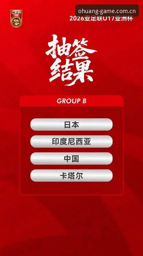 U17世界杯抽签结果深度分析：中国男女足命运几何？欧皇体育平台带你全面解读